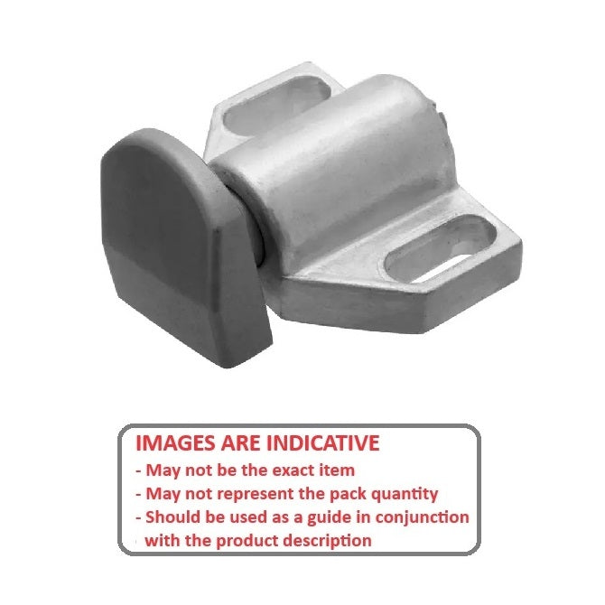 1106507 | DS-62RS --- Spring Flat Button Stops - 14.51 Kg - 50.8x34.93 mm