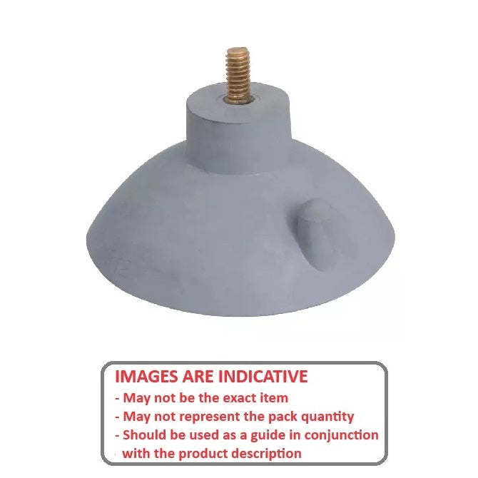 1176928 | A-40RS --- Suction Cups - 79.4x41.3 mm - 1/4-20 x 3/8 Stud - EPDM rubber Suction Cup