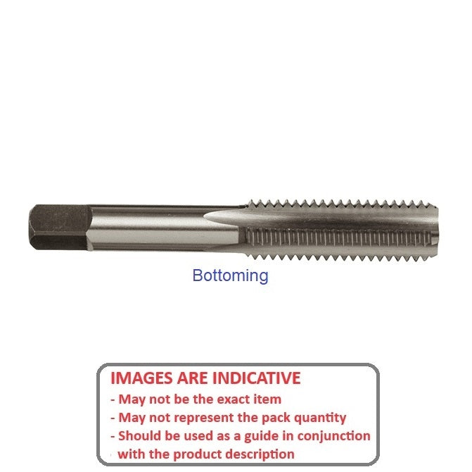 1069011 | TPC-060B-P --- Threading Tools - 0BA - Approx. 6mm - 1.000 mm / 25.4 TPI - Bottoming Hand Taps - Carbon Steel Tap