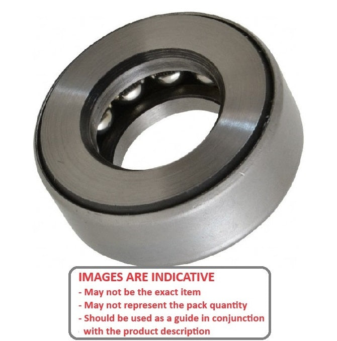 1102030 | T-0127-0322-BND --- Thrust Ball Bearings - 12.7x32.156x11.1 mm / 13.335 mm Banded - Carbon Steel Bearing