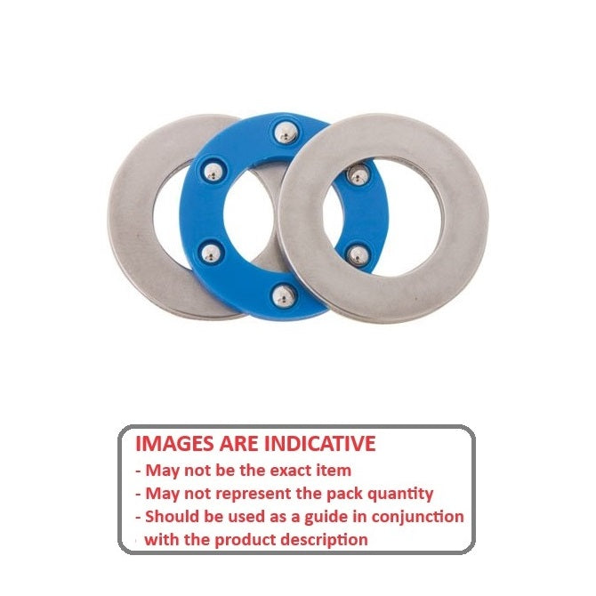 1094558 | T-0111-0220-F-NY --- Thrust Ball Bearings - 11.112x22.225x6.35 mm / 11.113 mm Flat - Chrome Steel Bearing