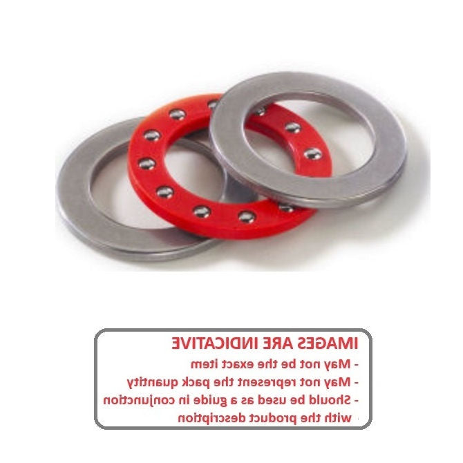 1061380 | T-0050-0120-F-S440-NY --- Thrust Ball Bearings - 5x12x5 mm / 5 mm Flat - Stainless Steel 400 Series and Nylon Bearing