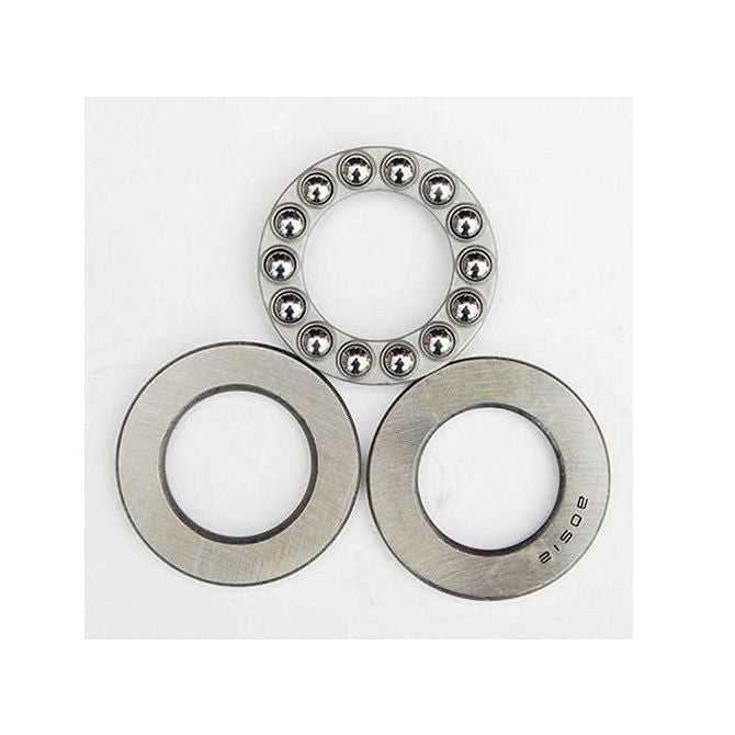 1074922 | T-0070-0150-F-ST (2 Pcs) --- Thrust Ball Bearings - 7x15x5 mm / 7 mm Flat - Chrome Steel Bearing