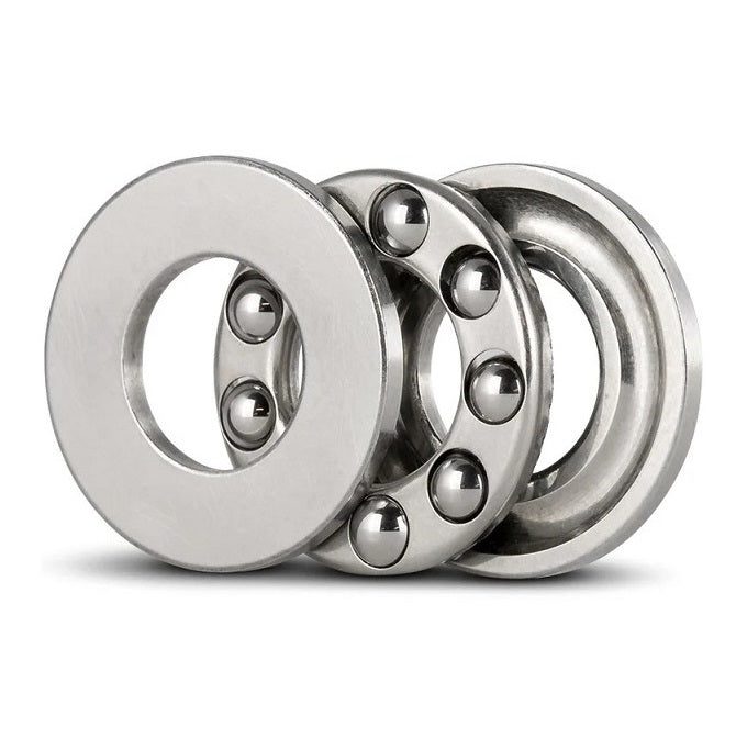 Thrust Ball Bearings - 25.4x45.244x15.875 mm / 25.797 mm Grooved - Chrome Steel
