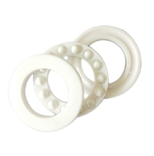 Thrust Ball Bearings - 60x85x17 mm Grooved - Ceramic Zirconia ZrO2 Balls and Races