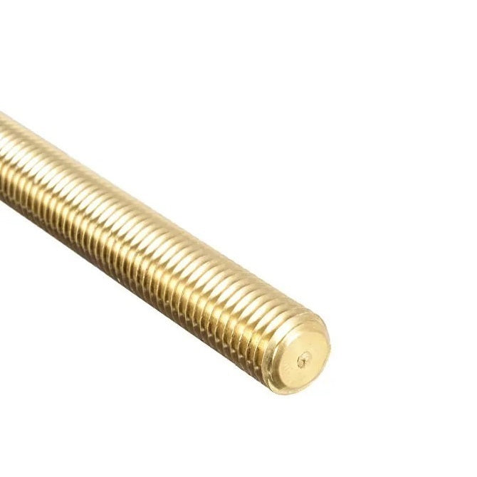 Allthread Threaded Rod - 0-80 UNF - 1.52mm - 0.318 mm / 80 TPI 304.8 mm - Brass