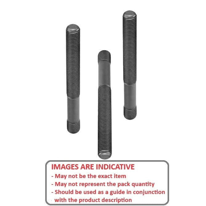 1082796 | SUS325RS --- Clamping Studs Threaded Rod - M8 - 8x1.25mm - 125 mm - 11 - Steel with Rolled Threads Stud