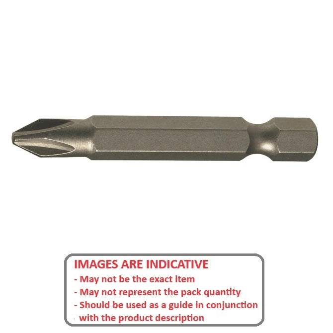 1223626 | GFB04C (7 Pcs) --- Power Bits Tools - End Type Phillips Size 1 50 mm