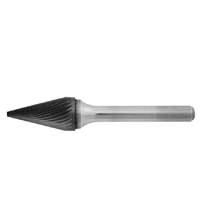 1231831 | GAR70042RS (Each) --- Rotary Files Tools - Type Cone - Flat Shape - 31 deg - 15.875 - 25.4 Double Cut - Carbon Steel File