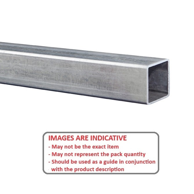 1041031 | 4T-0024-0300-ALH14 --- Square Tube - 2.38x1.67x304.8 mm - Aluminium