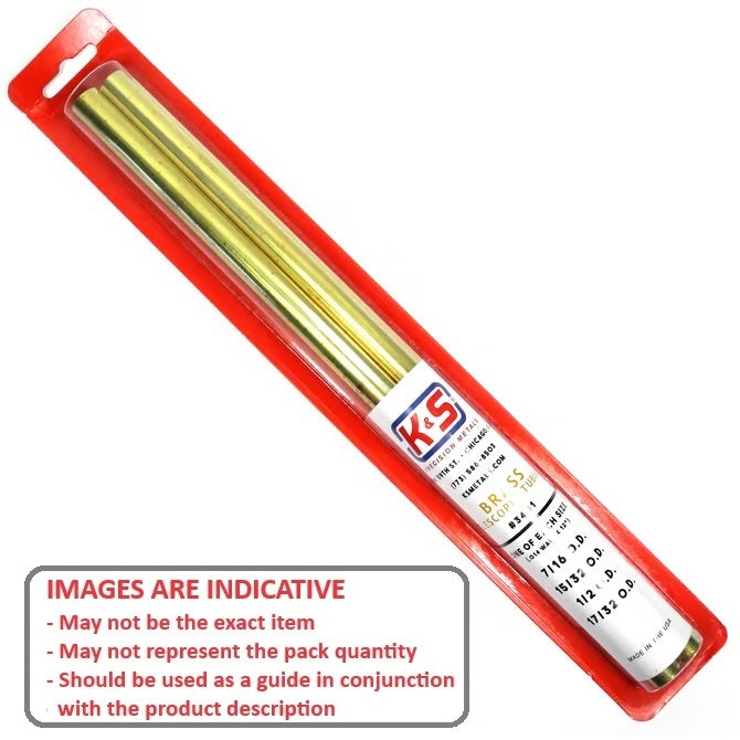 1150608 | AST-TUB-BRS-04 --- Small Parts Assortment Kits - Selection Tubing 4 - Telescoping Tubing 300mm Long - Brass