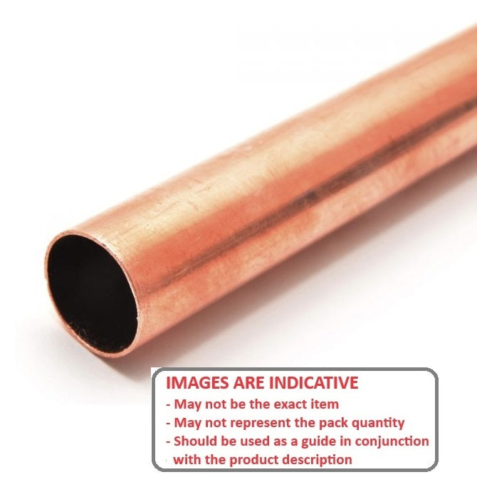 1041030 | 0T-0024-0017-0300-COP (3 Pcs) --- Round Tube - 2.38x1.67x304.8 mm - Copper
