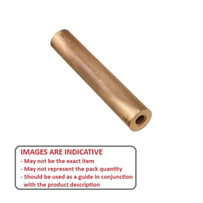 1141948 | 0T-0318-0127-0165-SB --- Round Tube - 31.75x12.7x165.1 mm Sintered Bronze - Bronze SAE 841 Sintered