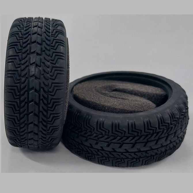 1226392 | TY-XR-063-26-OR (2 Pcs) --- RC Car Tyres Hobby - Type Off Road Pattern 63x26 mm Tenth Scale - Natural Rubber Tyre