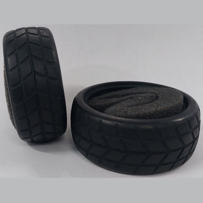 1226395 | TY-XR-063-26-Y (2 Pcs) --- RC Car Tyres Hobby - Type Y Pattern 63x26 mm Tenth Scale - Natural Rubber Tyre
