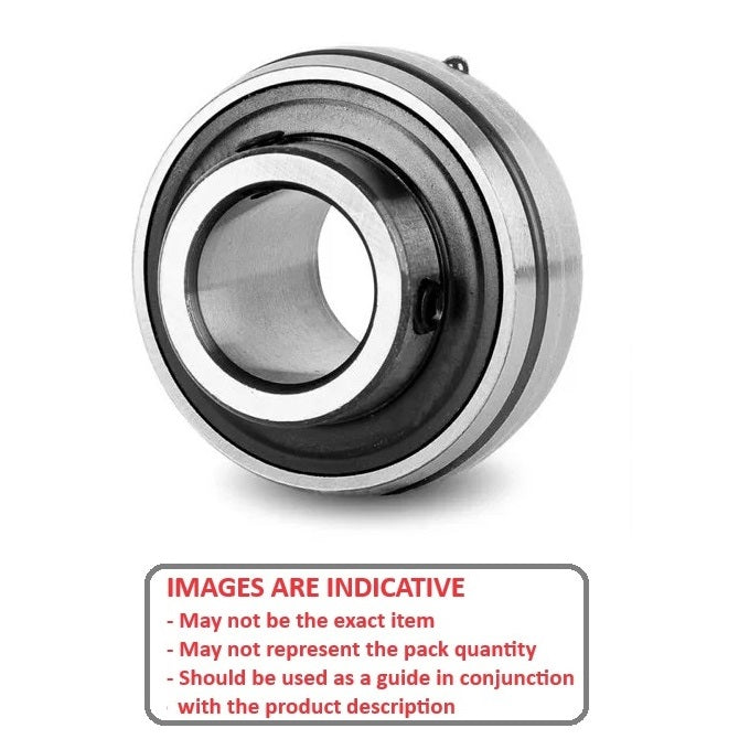 1132190 | UC205G --- Spherical OD Bearings - 25x52x34 mm Suits Cast Iron Housings - Chrome Steel Bearing