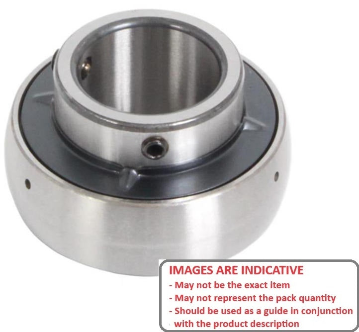 1140612 | UC206 --- Spherical OD Bearings - 30x62x38.1 mm Suits Cast Iron Housings - Chrome Steel