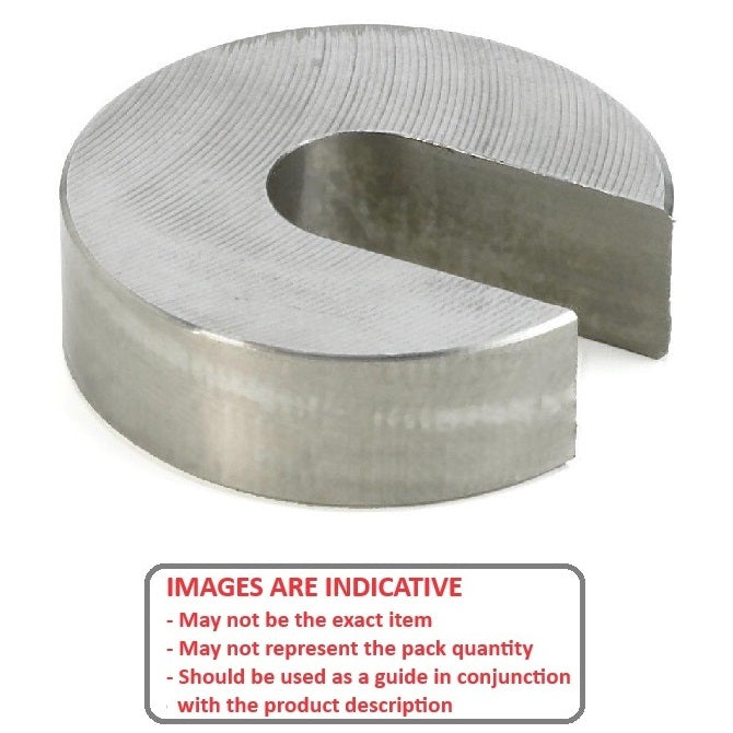1104391 | W0135-C-C --- C Washers - 13.49x50.8x9.53 mm - Carbon Spring Steel Self Finish Washer