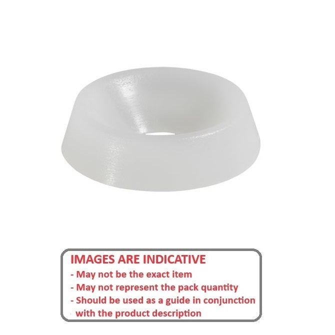 1055431 | W0042-CU-013-029-NY (7 Pcs) --- Cup Washers - 4.17x13.1x2.9 mm - Nylon Zytel 101 Washer