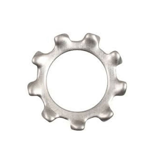 1054857 | W0042-LE-010-005-S4 (50 Pcs) --- Lock Washers - 4.17x9.5x0.5 mm External Tooth Washer