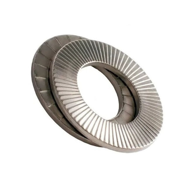 1080157 | W0080-LK-014-022-LR-S6 (Pair) --- LockRite Washers - 8x13.5 - Per Pair - 2.0 316 Stainless Steel - Stainless Steel 316 Similar to A4, 18-10 Washer