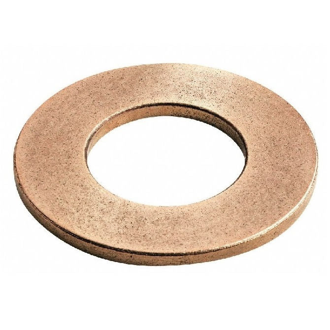1142921 | W0254-F-041-064-SB (Each) --- Flat Washers - 25.4x41.28x6.35 mm Precision Ground Sintered Bronze - Sintered Bronze, Self Lubricating Washer