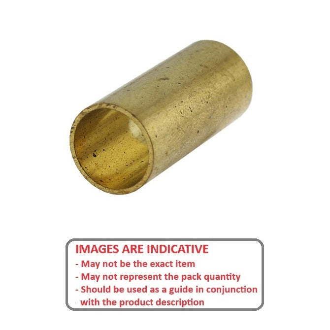 1059684 | W0049-F-010-064-BR (258 Pcs) --- Through Bore Round Spacers - 4.88x9.525x6.35 mm - Brass Spacer