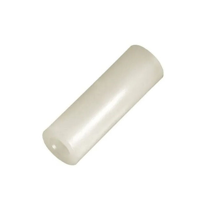 1065880 | W0060-F-010-200-NY (2 Pcs) --- Through Bore Round Spacers - 6x10x20 mm - Nylon Polyamide 6/6 Spacer