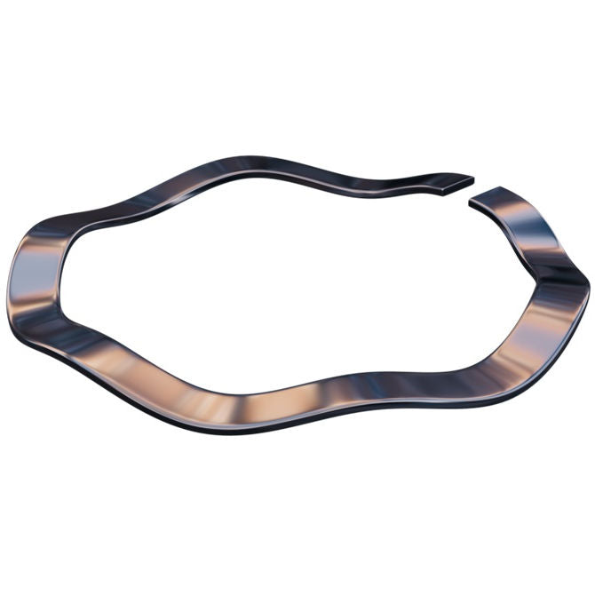1113003 | W0160-T-022-028-W3S-C --- Spring Washers - 16x22x2.8 mm 3 Wave - Carbon Spring Steel Self Finish Washer