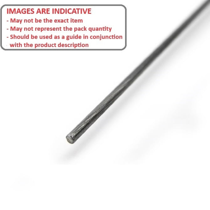 1037045 | WI-01397-000914-SP (Length) --- Straight Lengths Wire - 1.397 mm - 0.9 Mtr - Carbon Spring Steel