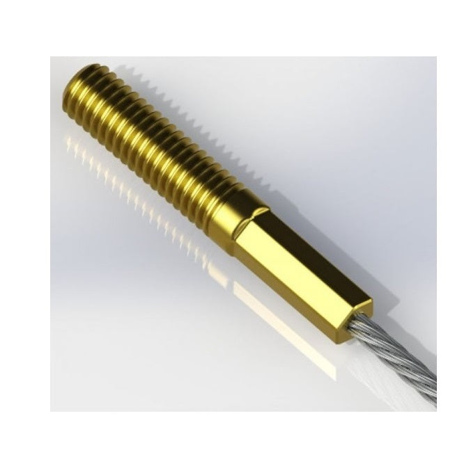 Threaded Plugs Cable Attachments - 0.97 to 1.22 2.78x25.4 mm