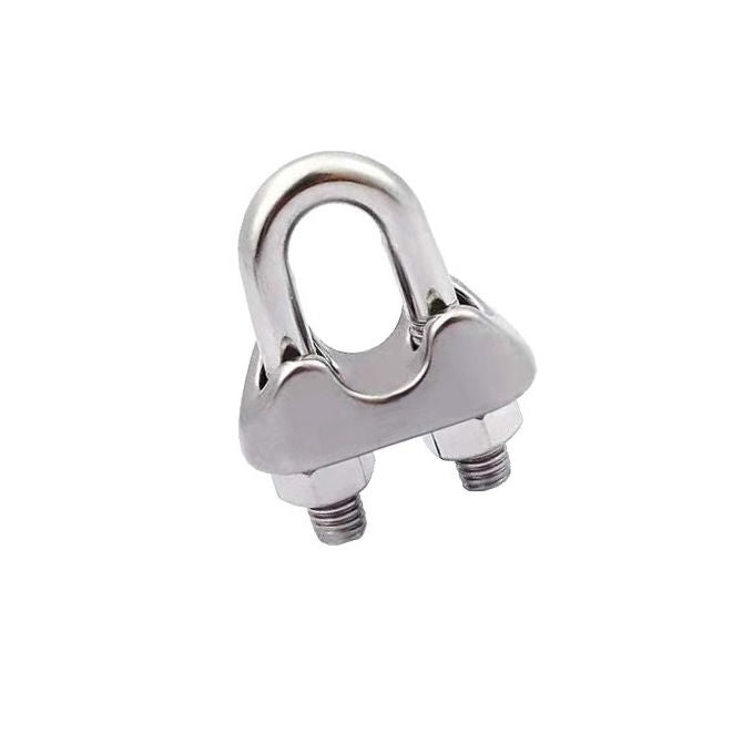 1073751 | WRC510RS --- Stainless Steel Wire Rope Clips - 6.35 mm 304 Stainless Steel 2 Attachment