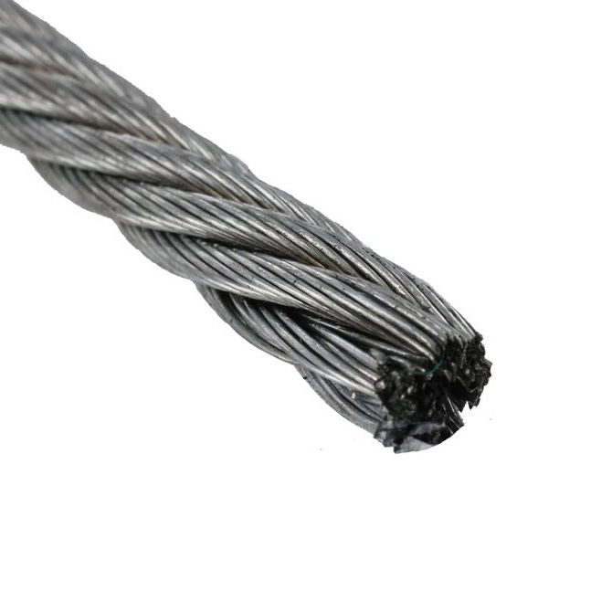 1036696 | CBLU-119-316-77 (Roll) --- Cable Cable and Accessories - 1.19x1.191 mm - 108.9 kg Miniature - Stainless Steel 316 Similar to A4, 18-10