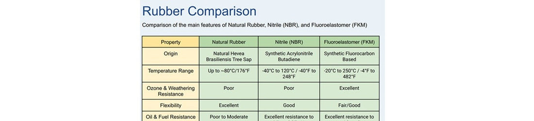 Rubber Comparison
