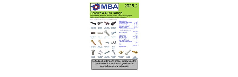 Free Screws Catalogue - Update 2025.2
