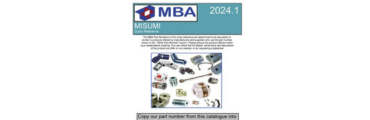 Free Cross Reference for Misumi Engineering Parts