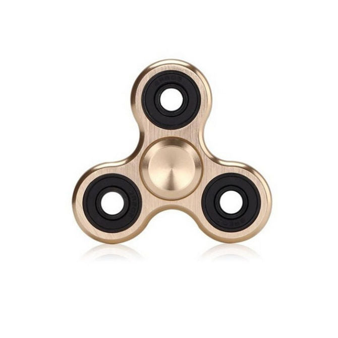1227907 | FIDGET-SPINNER-AL-GO --- Promotional Items - Fidget Spinner - Gold Aluminium Body - Free running - Aluminium Body Game