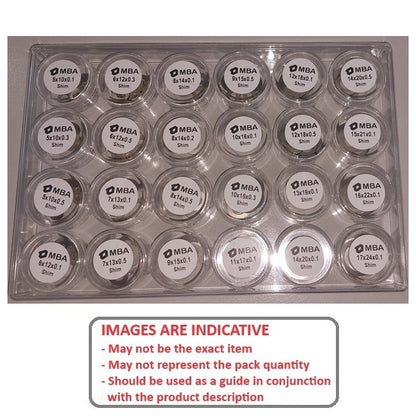 1227171 | AST-SHIM-S4-240 --- Small Parts Assortment Kits - Selection Shim Washers 240 - 10 of each size - - Metric 304 Stainless - Stainless Steel 304 Similar to A2, 18-8 HRB80
