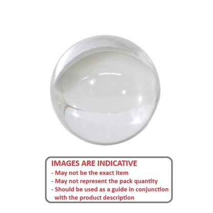1043495 | BL-00300-ACR (100 Pcs) --- Plastic Balls - 3 mm Acrylic - Grade 3