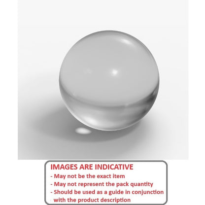 1001665 | BL-00035-FS-G25 (PK-5) --- Glass Balls - 0.35 mm Fused Silica - AFBMA Grade 25 Ball