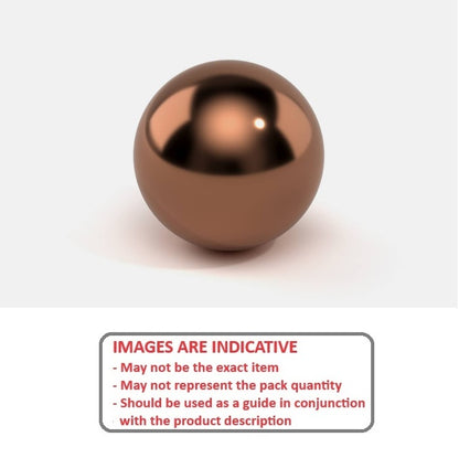 1075882 | BL-00794-COP-G500 (10 Pcs) --- Metallic Balls - 7.938 mm Copper - AFBMA Grade 500 Ball
