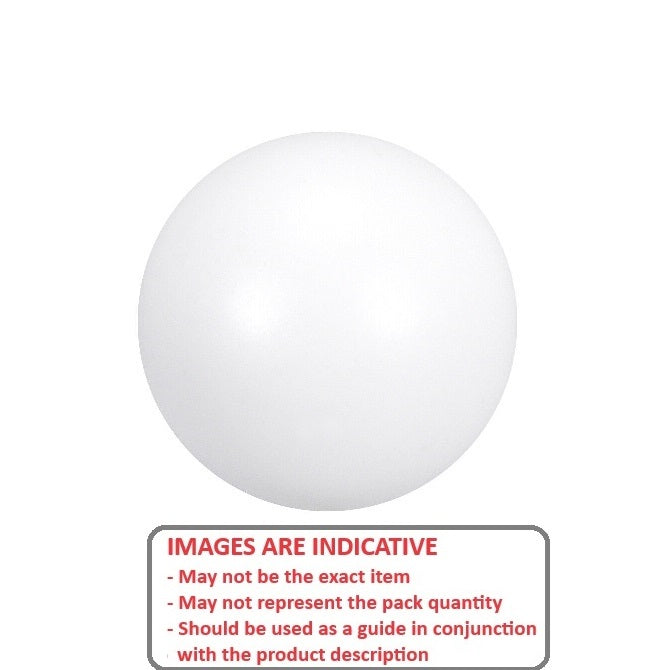 1048646 | BL-00318-PTF (20 Pcs) --- Plastic Balls - 3.18 mm PTFE - Grade 1