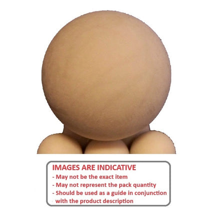 1174501 | BL-06985-R87A (PK-10) --- Rubber Balls - 69.85 mm Santoprene Rubber - ISO 3290 Grade 3 Santoprene 87A Ball
