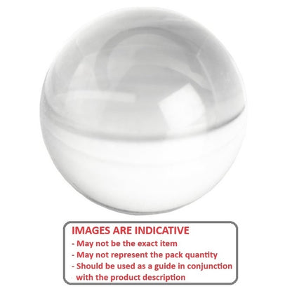 1084607 | BL-00953-SP-G25 (5 Pcs) --- Ceramic Balls - 9.525 mm Synthetic Sapphire - AFBMA Grade  25