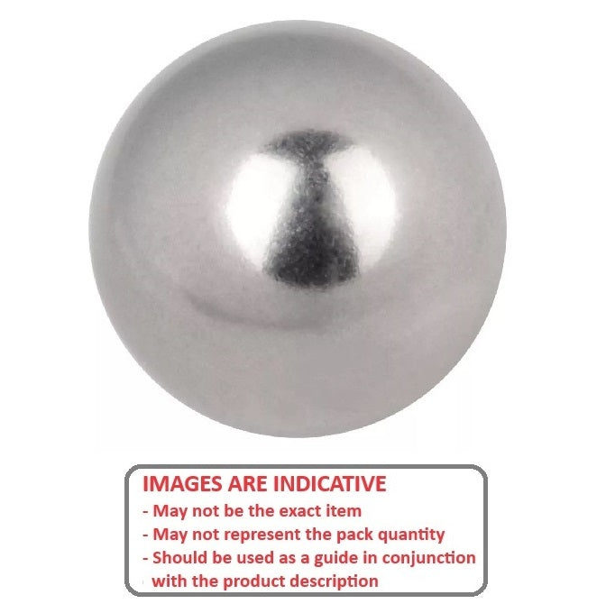 1060128 | BL-00500-T23-G100 (PK-5) --- Metallic Balls - 5 mm Ti-Gr23/Ti-6AL4V-ELI - ISO 3290 Grade 100 Titanium Alloy Ball