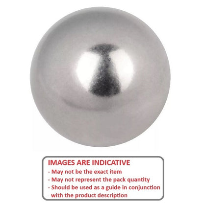 1079148 | BL-00800-T23-G100 (PK-10) --- Metallic Balls - 8 mm Ti-Gr23/Ti-6AL4V-ELI - ISO 3290 Grade 100 Titanium Alloy Ball