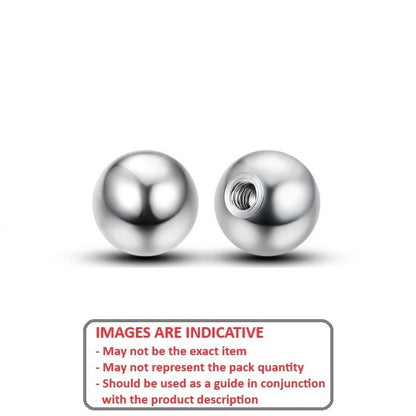 1043827 | BLT-00300-T23-16 (PK-500) --- Metallic Balls - 3 mm Ti-Gr23/Ti-6AL4V-ELI - ISO 3290 Grade 100 Titanium Alloy Ball