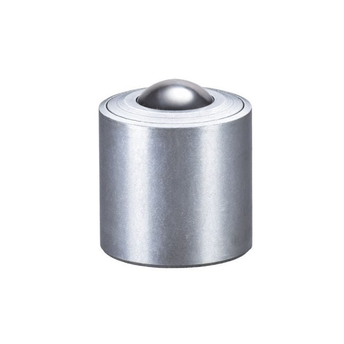 1089428 | BTU0010-010-P-Z-SL --- Spring Loaded Ball Transfer Units - 10 kg - 9.5x36.5 mm Unflanged - Steel Zinc Plated