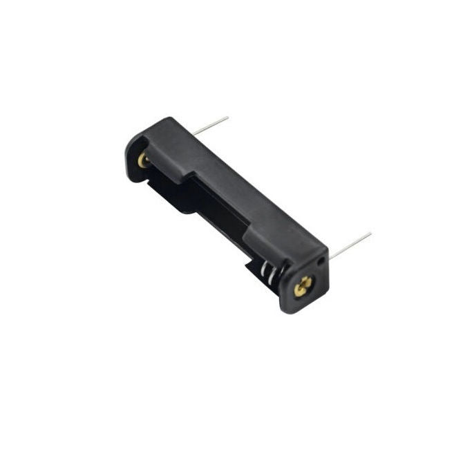 1000019 | BAT-HOL-AAA-01PCB (2 Pcs) --- Holders Battery Accessories - AAA Battery Holder 1 x AAA PCB Mount - 50 x 12 x 13 - Acetal
