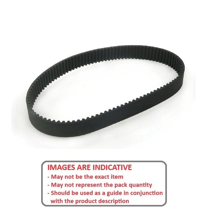 1144325 | B-020G-0033-0060-NFB --- Timing 2.000mm Pitch Belts - 33 tooth - 66x6 mm  - Nylon Covered Neoprene Rubber with Fibreglass GT2 or Carbon Fibre GT3 Cords